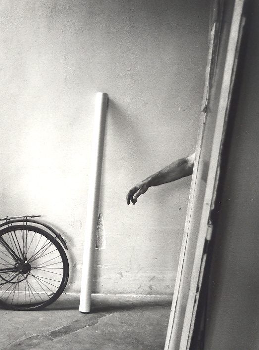 Hand and Bike