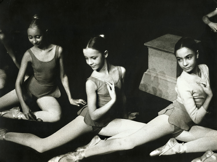 A Trio of Young Ballerinas