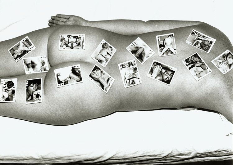 The Dream Bench, Female Nude Back with Cards The Dream Bench, Female Nude Back with Cards