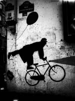 Stanko Abad�ic - Bicycle Art on Wall
Click for more Images