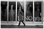 Stanko Abadic - Woman in Front of Snowflake Window Display, Zagreb,Croatia
Click for more Images